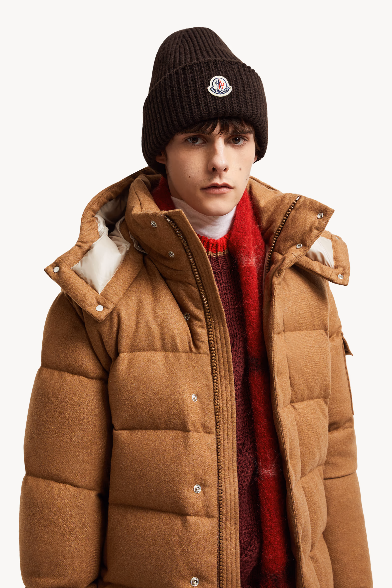 Gorro de lana y cachemira Hombre Marrón Oscuro Moncler 2